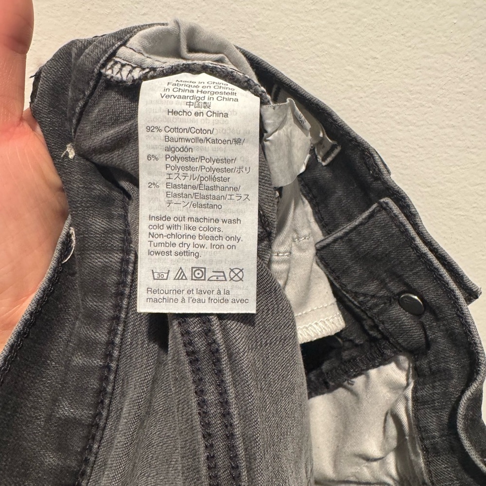 Madewell Black High-Rise Cali Demi-Boot Straight Leg Jeans - Picture 5 of 6
